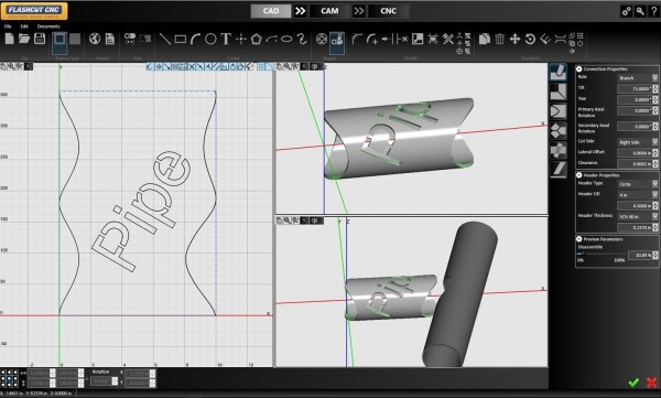 Pipe CADCAM Screenshot Pipe CADCAM Screenshot